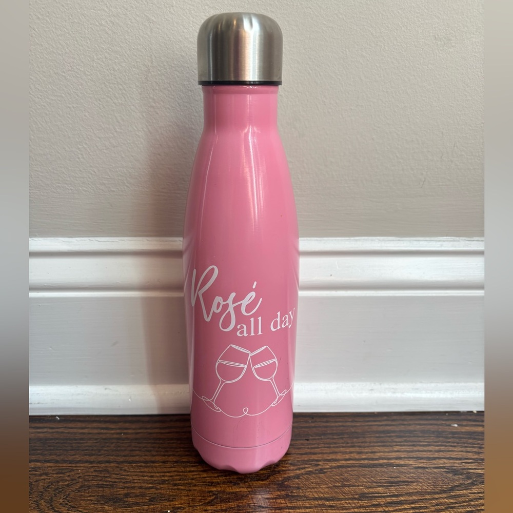 Pink Insulated Water (or Rosé!) Bottle